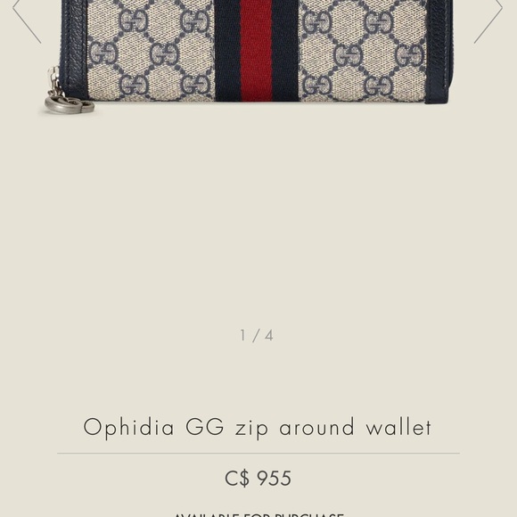 ❤️SOLD❤️ Gucci Ophidia GG medium tote & matching zip wallet - Picture 3 of 16